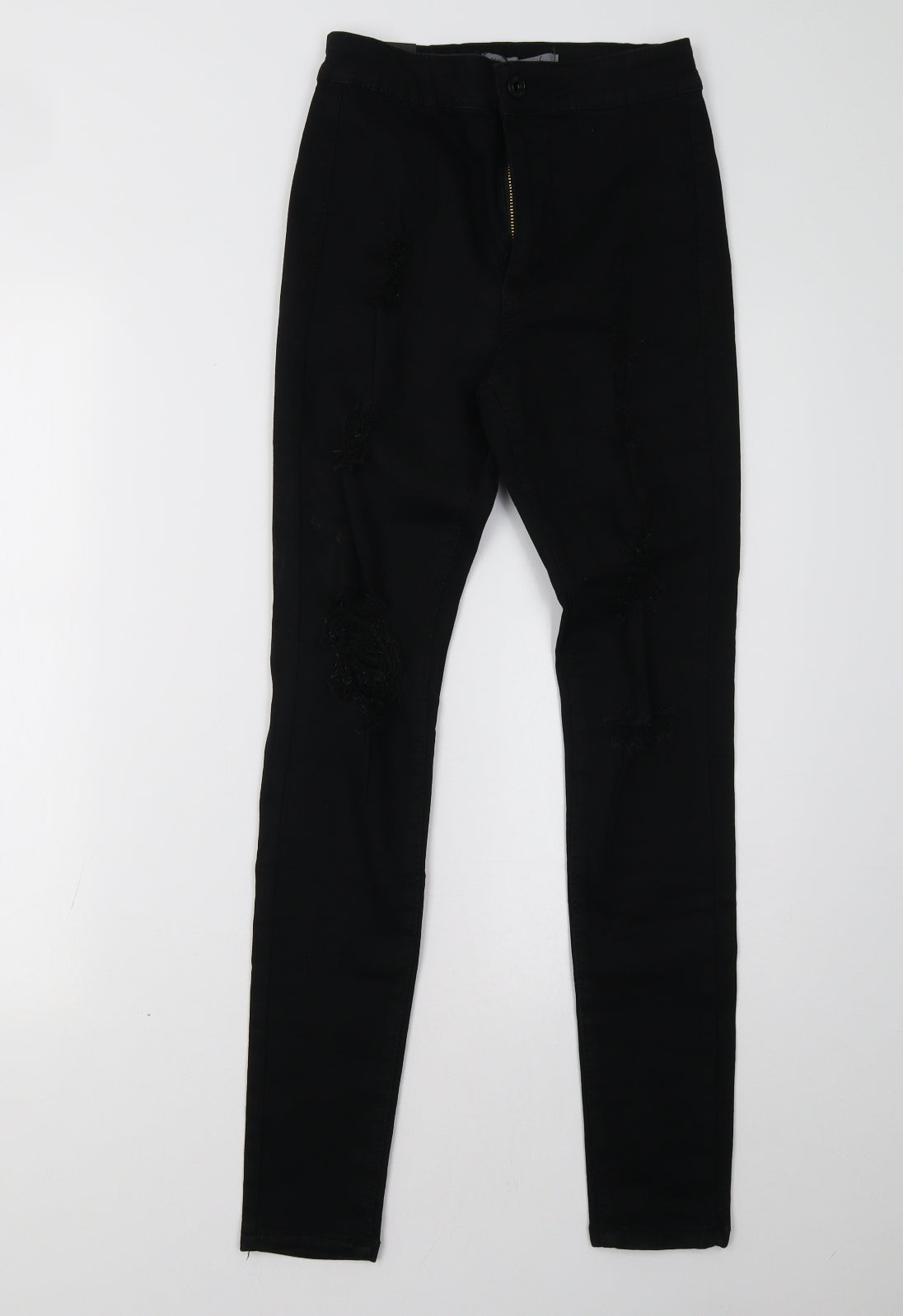 GIRL VIVI Womens Black   Skinny Jeans Size 6 L30 in