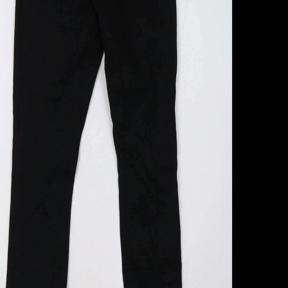 GIRL VIVI Womens Black   Skinny Jeans Size 6 L30 in