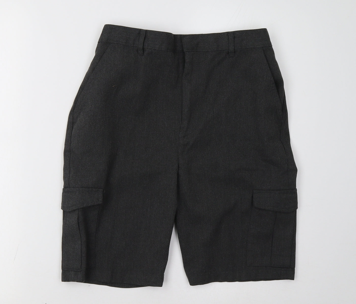 Marks and Spencer Boys Grey    Shorts Size 14 Years