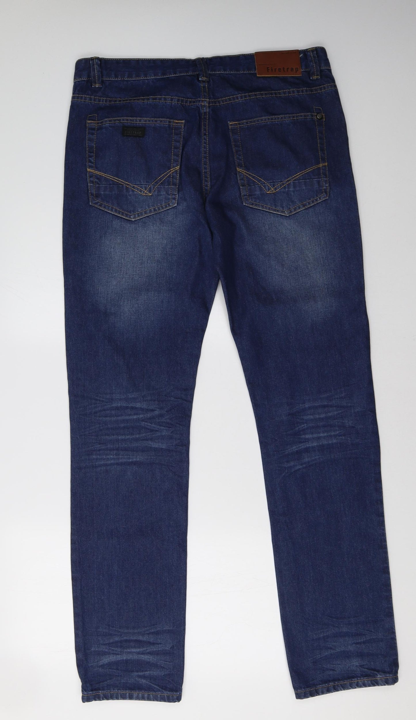 Firetrap Mens Blue   Straight Jeans Size 38 L35 in