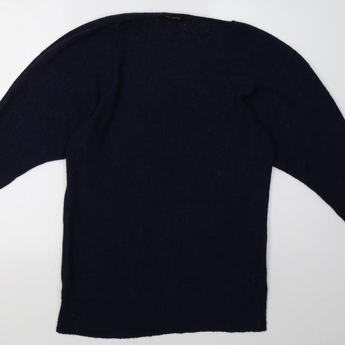QED London Womens Blue   Pullover Sweatshirt Size L