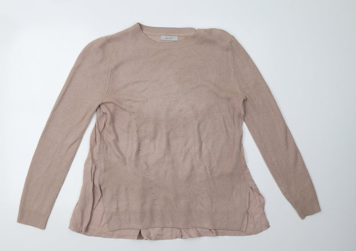 Marks and Spencer Womens Beige Pullover Sweatshirt Size 12