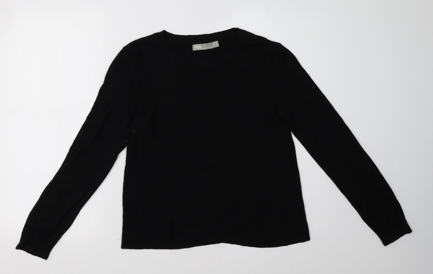 ASOS Womens Black   Pullover Sweatshirt Size 14