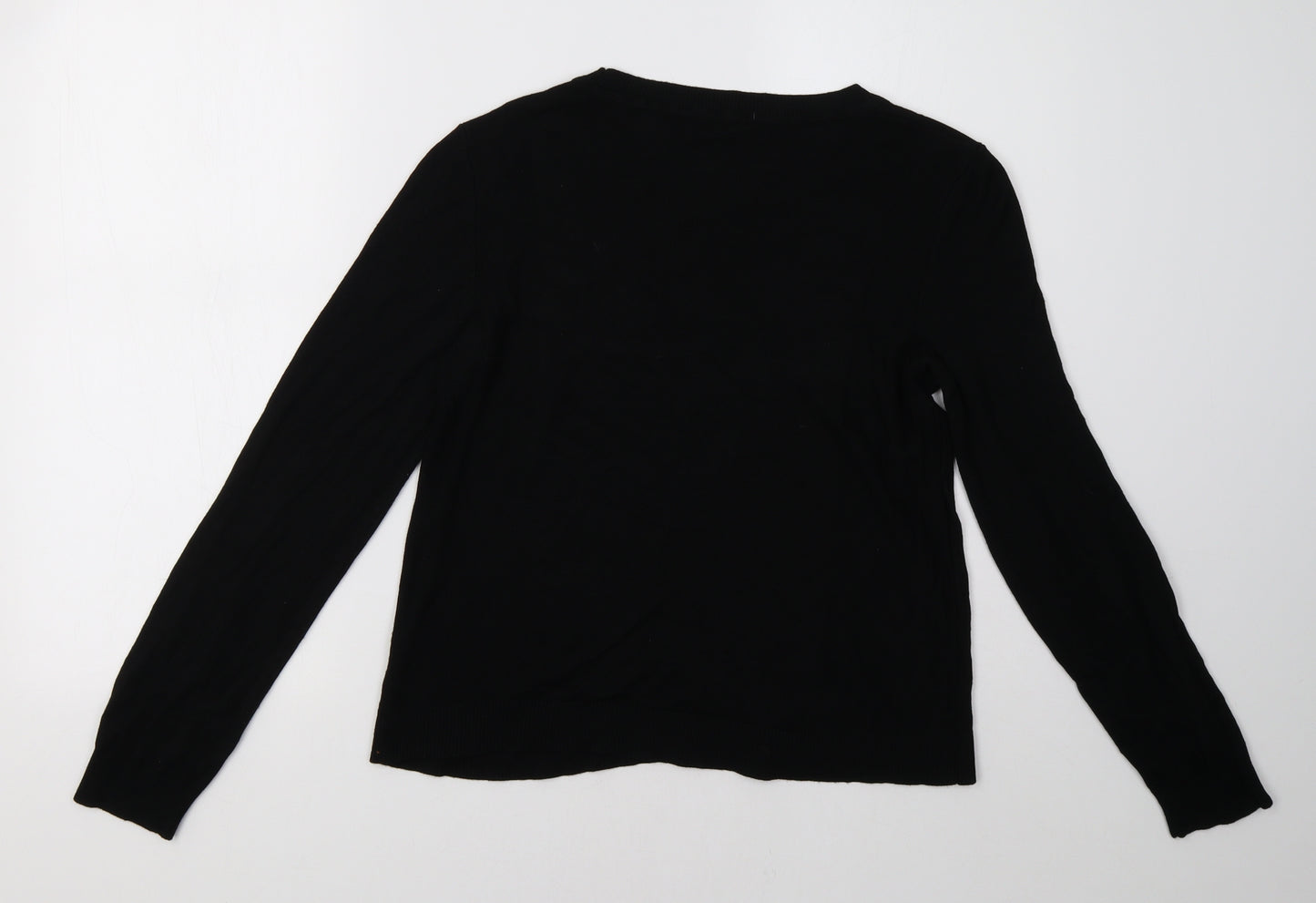 ASOS Womens Black   Pullover Sweatshirt Size 14