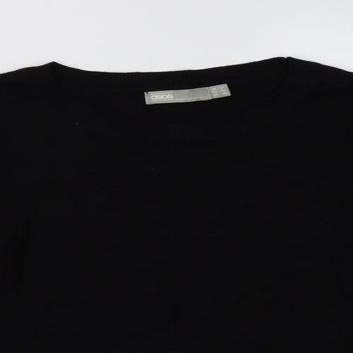 ASOS Womens Black   Pullover Sweatshirt Size 14