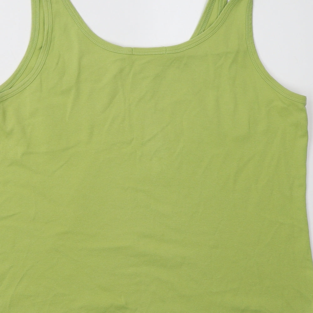 Marks and Spencer Womens Green   Basic Tank Size XL