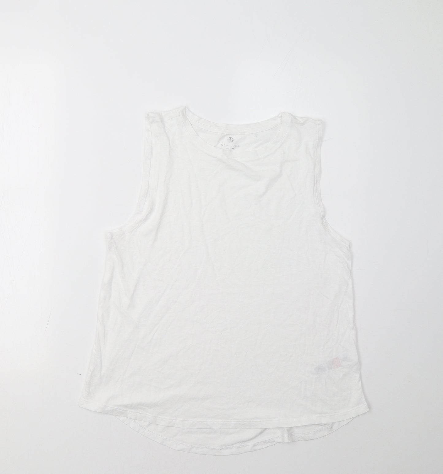 New Look Womens White   Basic Tank Size S