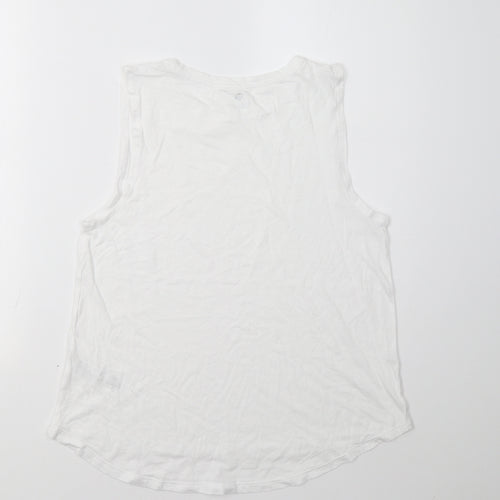 New Look Womens White   Basic Tank Size S