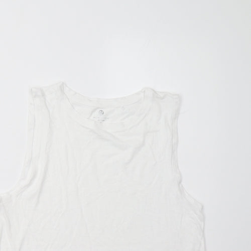 New Look Womens White   Basic Tank Size S