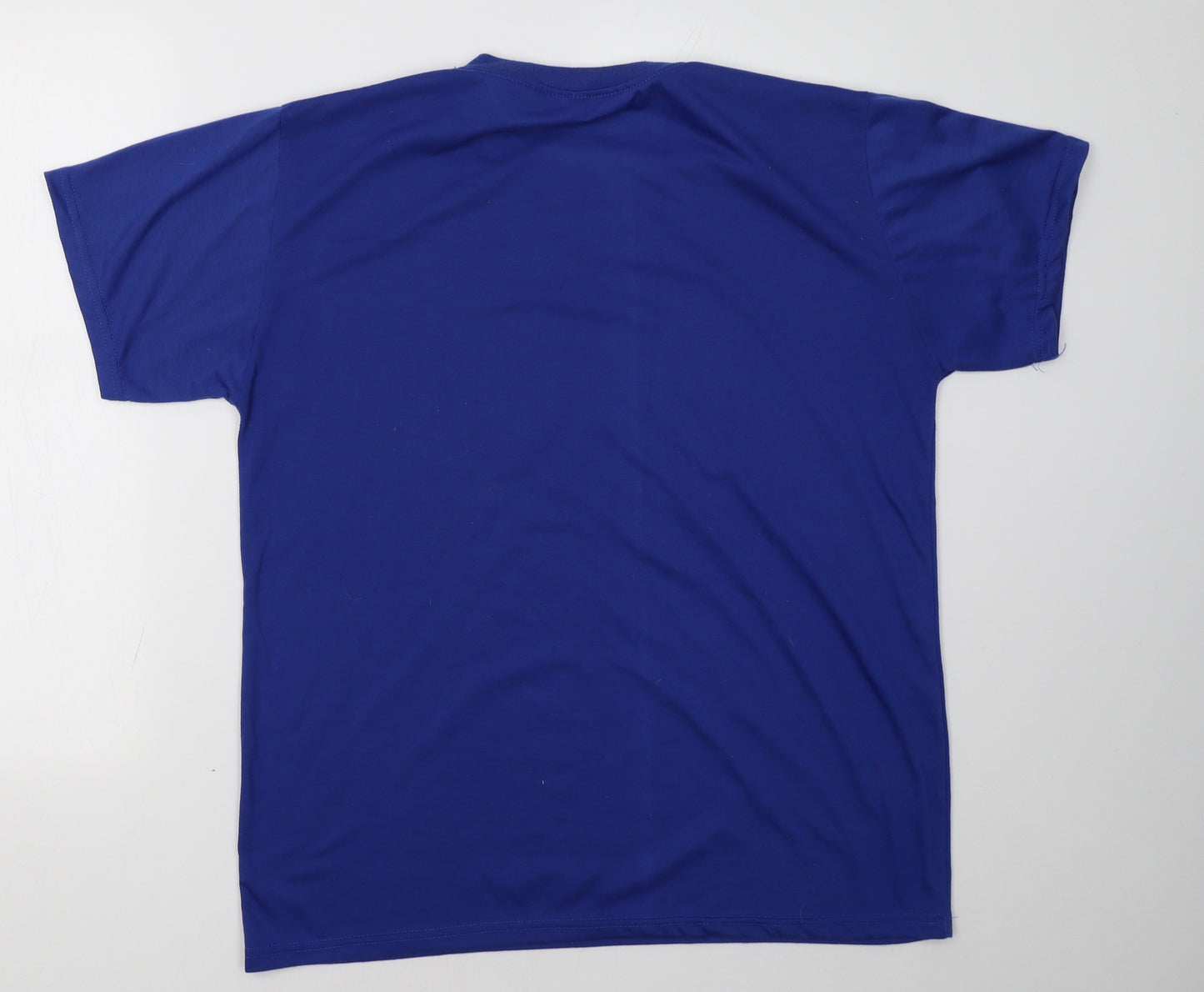 Preworn Womens Blue   Basic T-Shirt Size 3XL