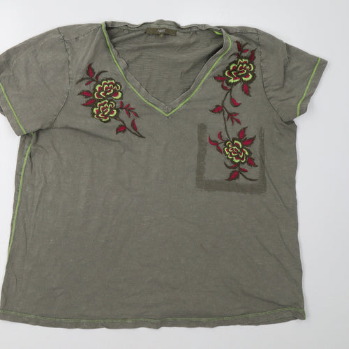 NEXT Womens Green   Basic T-Shirt Size 18