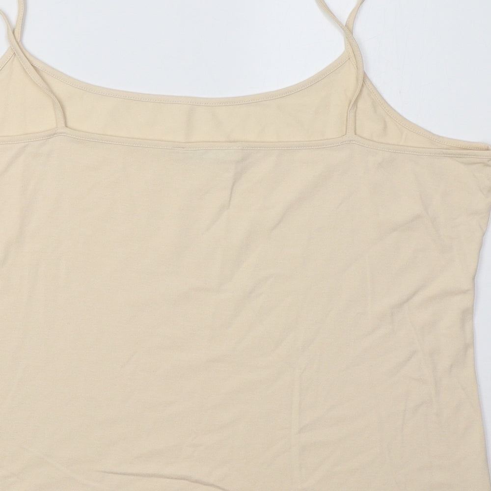 Marks and Spencer Womens Beige   Basic Tank Size 20
