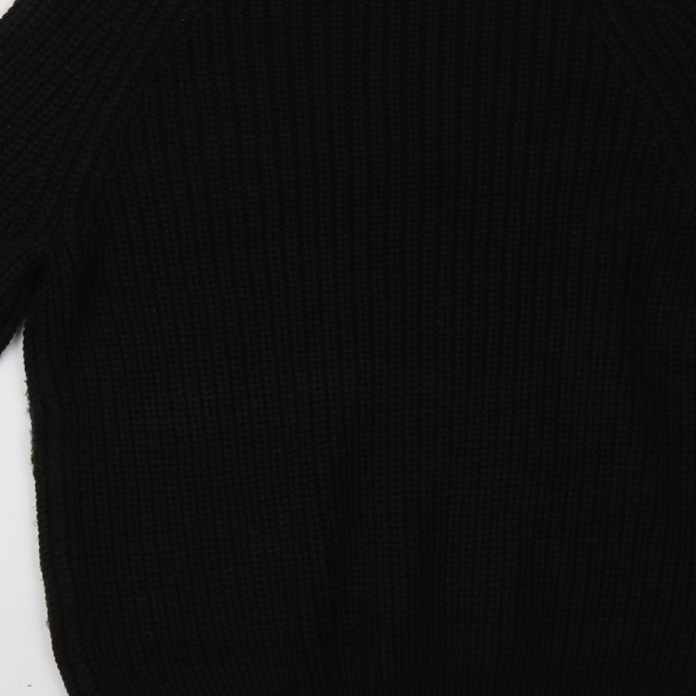 New Look Mens Black   Pullover Sweatshirt Size M