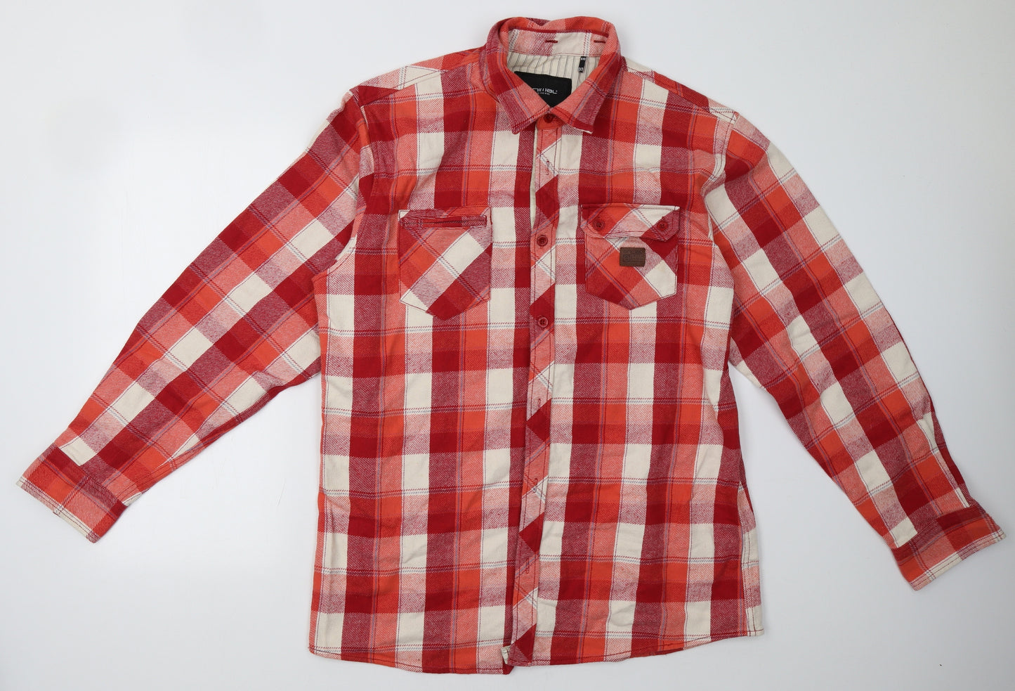Animal Mens Red Check  Jacket  Size XL