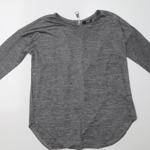 quix Womens Grey   Pullover Sweatshirt Size M