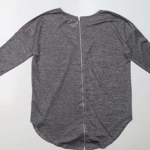 quix Womens Grey   Pullover Sweatshirt Size M