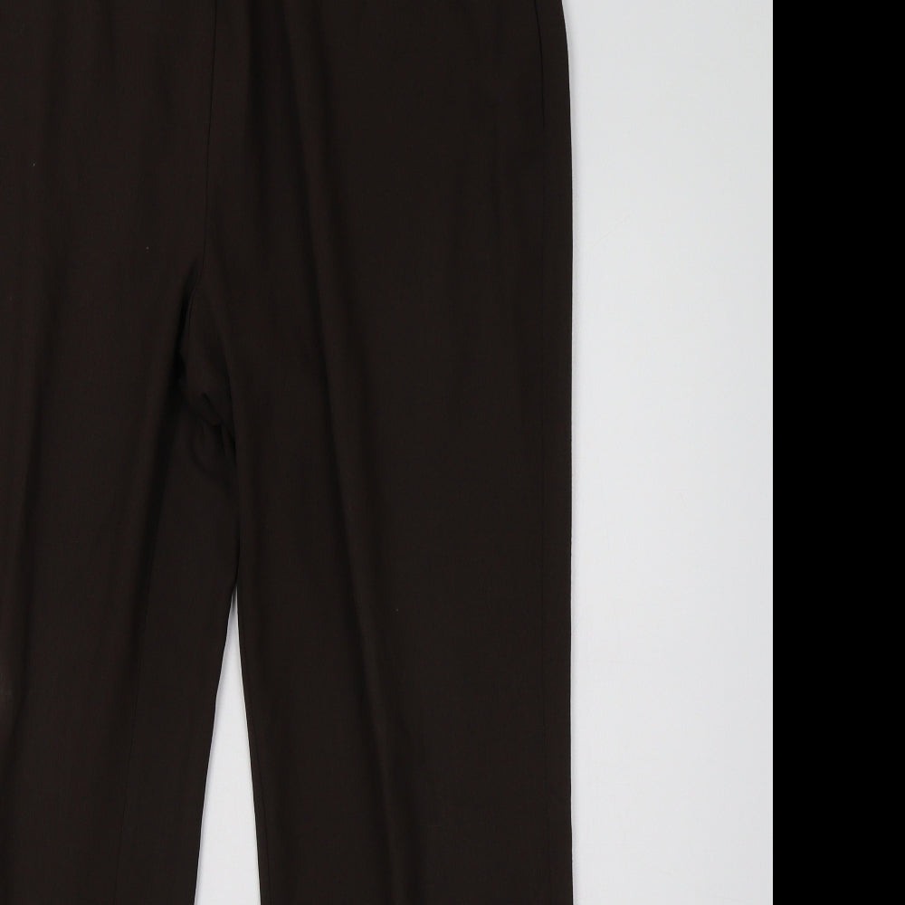 Marks and Spencer Womens Brown   Trousers  Size 18 L31 in