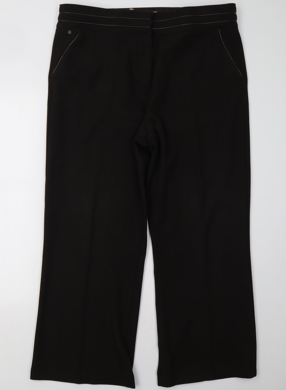 Marks and Spencer Womens Brown   Trousers  Size 18 L32 in