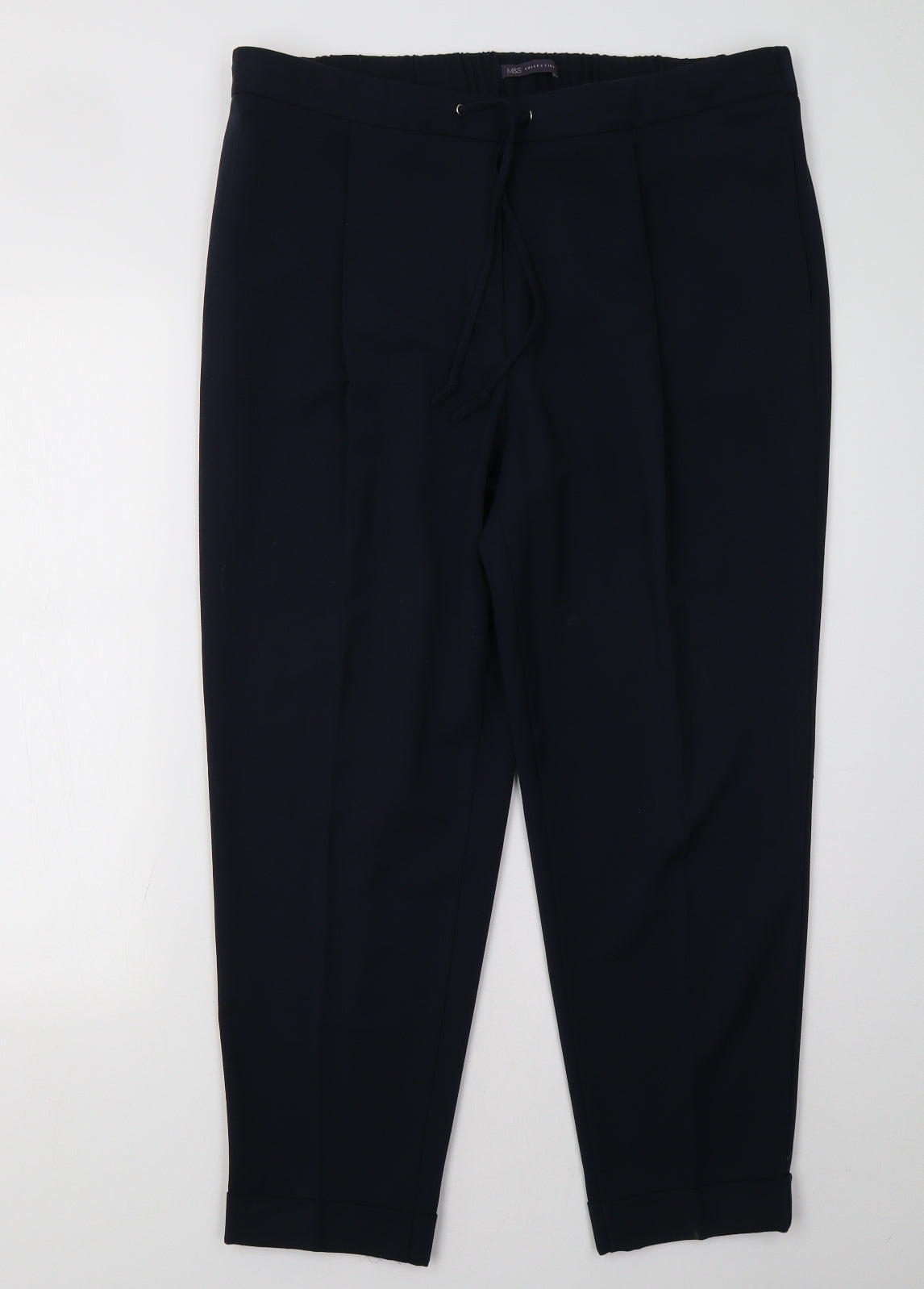 Marks and Spencer Womens Blue   Trousers  Size 18 L30 in