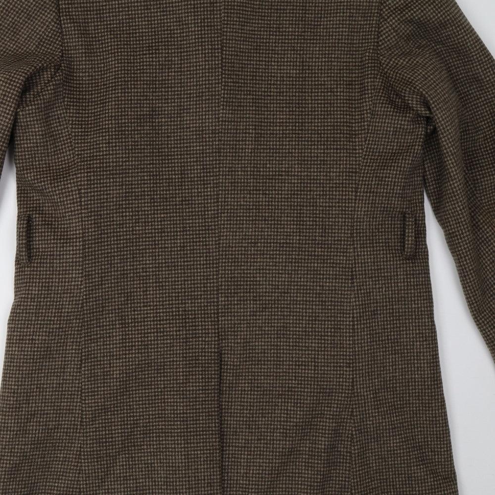 William Hunt Womens Brown   Trench Coat Coat Size 12
