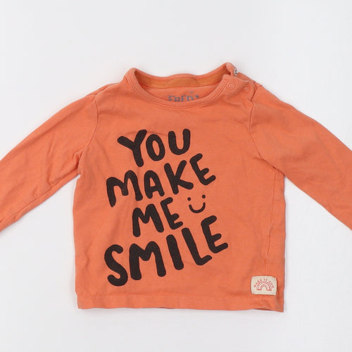 fred & fo Boys Orange   Basic Casual Size 36 Months