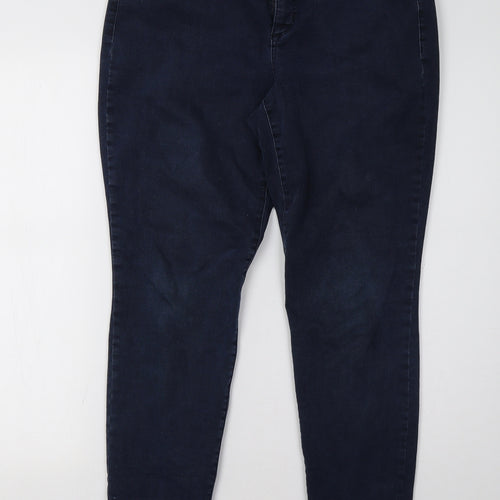 Bandolino Womens Blue   Skinny Jeans Size 14 L30 in