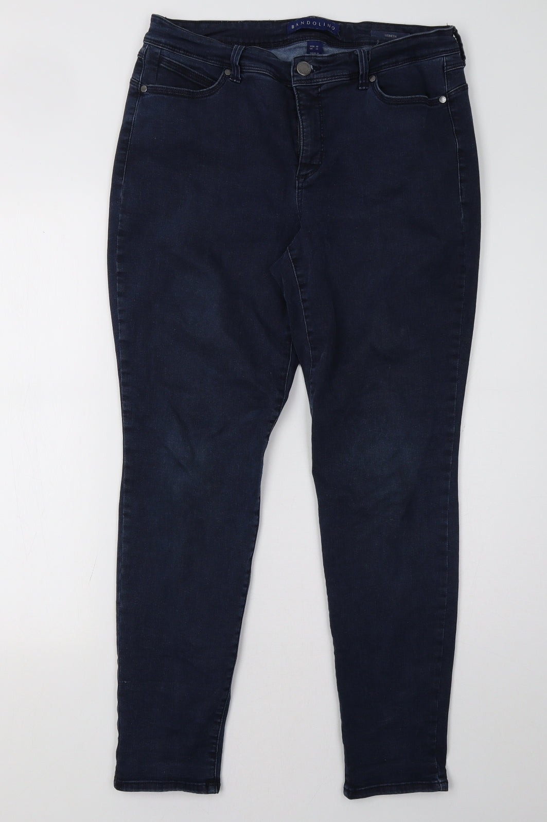 Bandolino Womens Blue   Skinny Jeans Size 14 L30 in