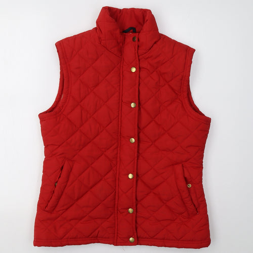 Primark Womens Red   Gilet Jacket Size 16