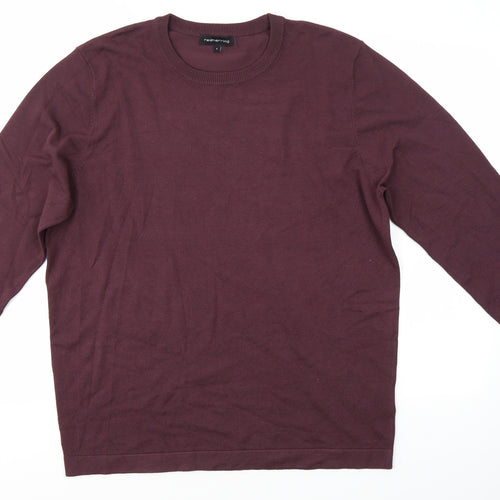 redherring Mens Purple   Pullover Jumper Size L