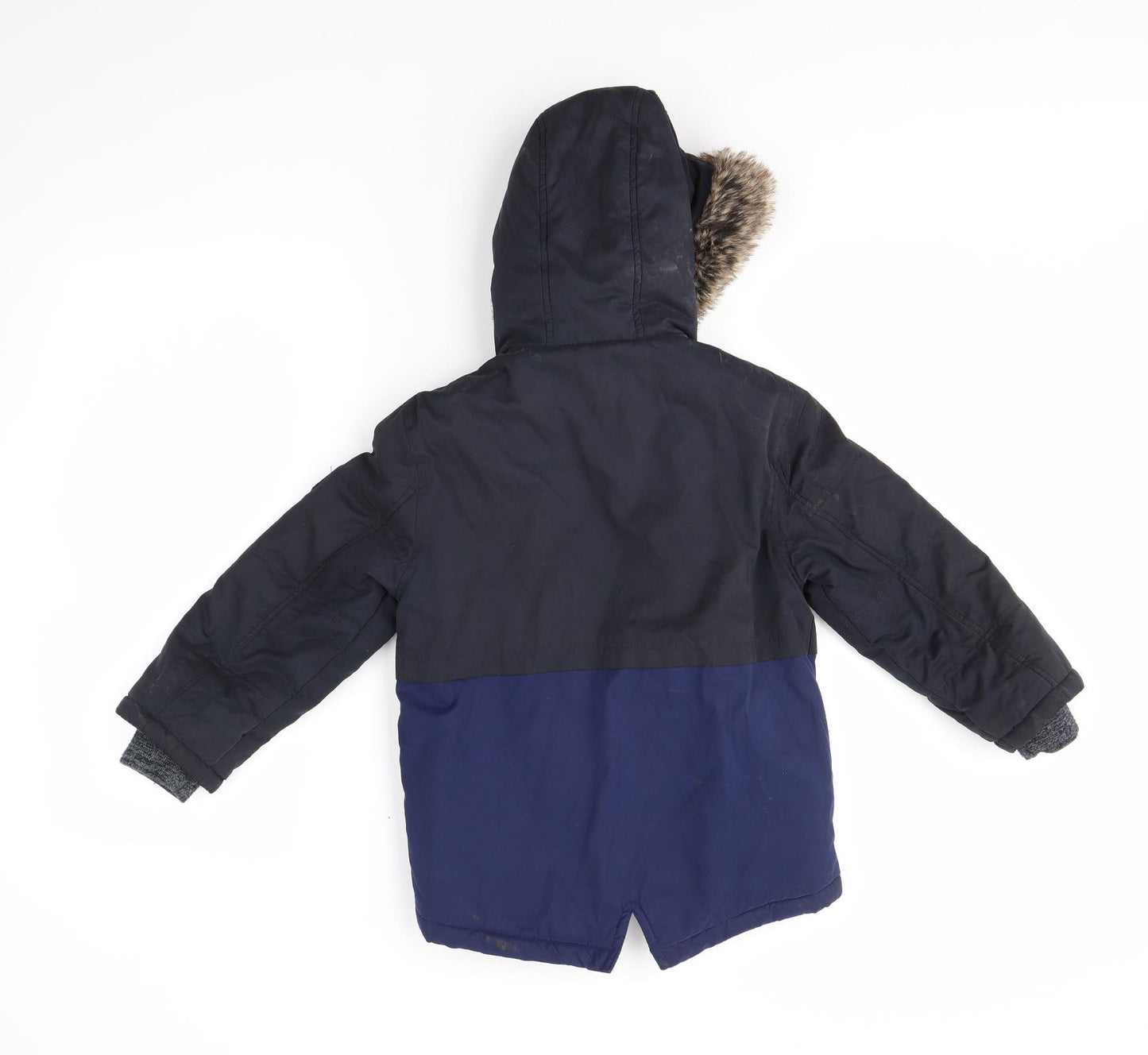 George Boys Multicoloured   Overcoat Coat Size 6-7 Years