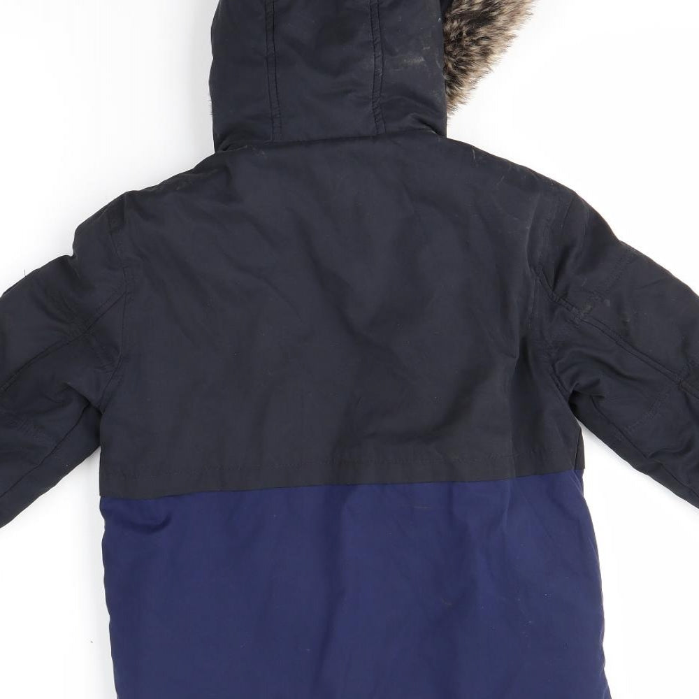 George Boys Multicoloured   Overcoat Coat Size 6-7 Years