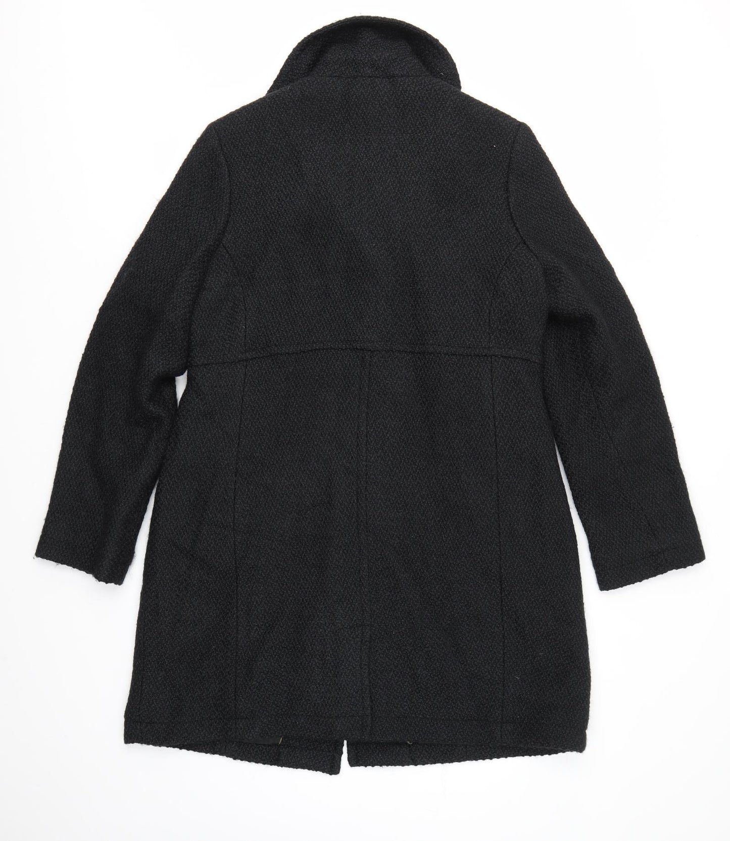 Etage Womens Black   Overcoat Coat Size 14