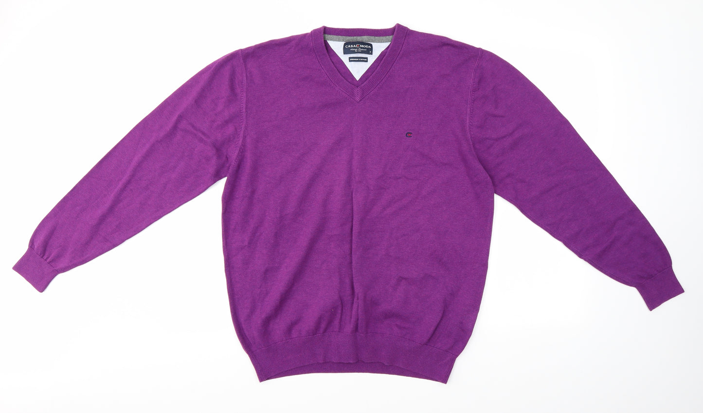 Casa Moda Mens Purple   Pullover Jumper Size M