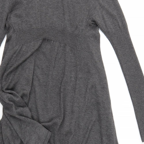 M&S Womens Grey   Cardigan Jumper Size S