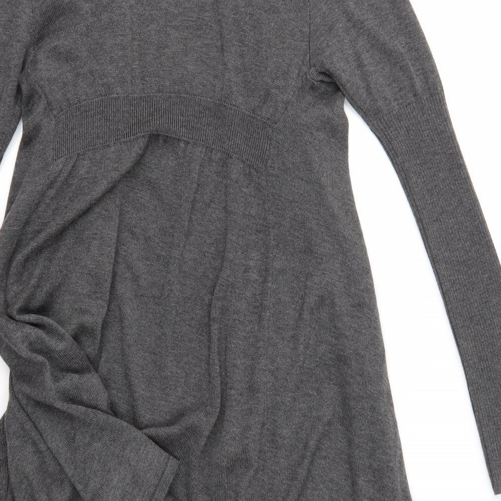 M&S Womens Grey   Cardigan Jumper Size S