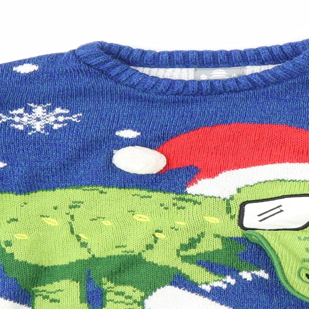 George Boys Multicoloured   Pullover Jumper Size 7-8 Years  - festive christmas