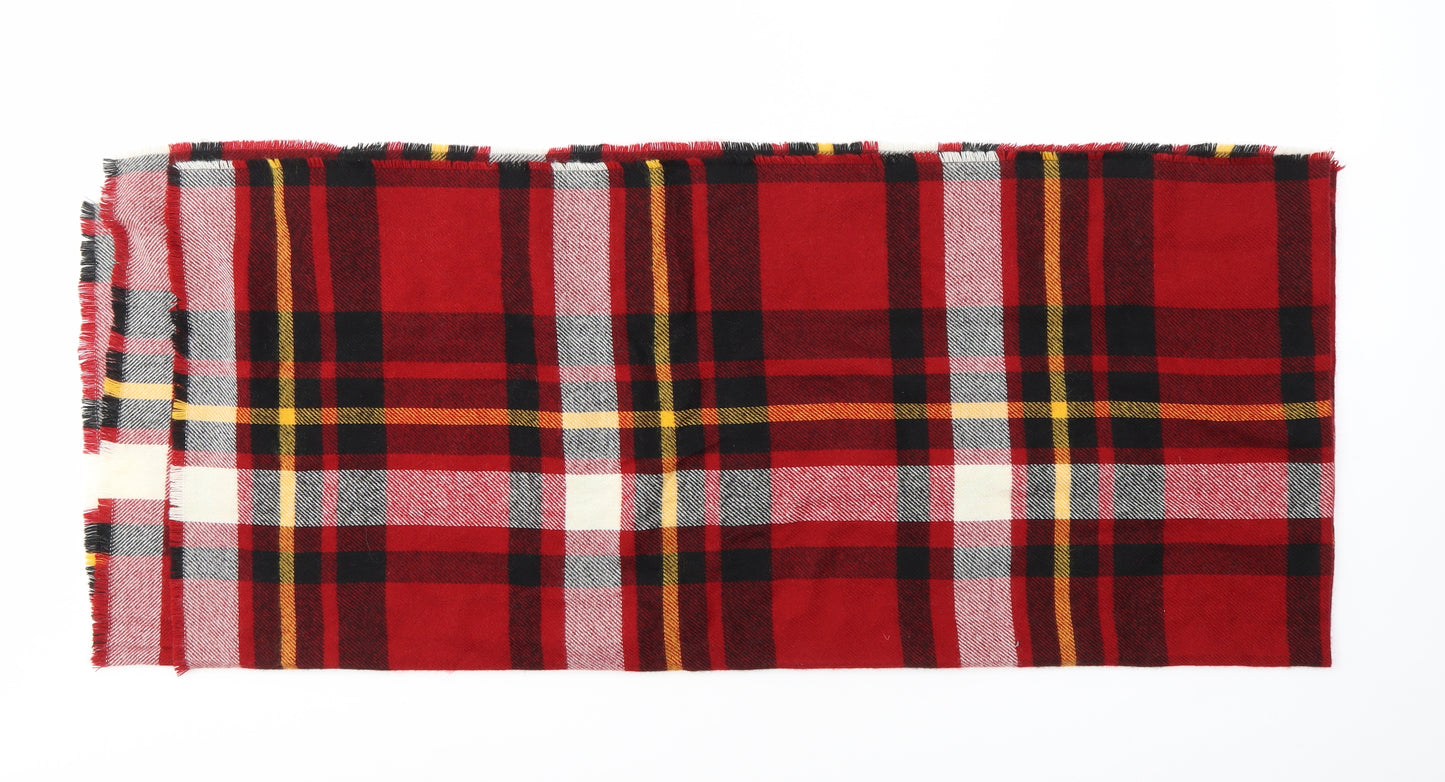 NEXT Unisex Red Check   Scarf