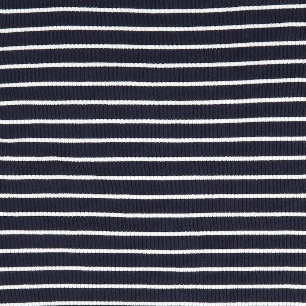M&S Womens Blue Striped  Basic Blouse Size 20