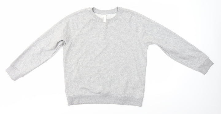 H&M Mens Grey Pullover Jumper Size S