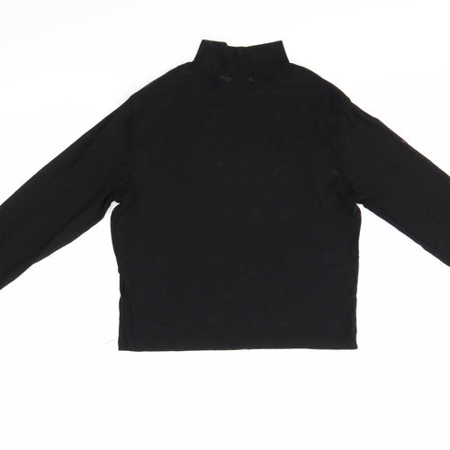 Light Before Dark Womens Black   Basic Blouse Size M