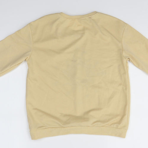SheIn Girls Yellow   Pullover Jumper Size 12-13 Years