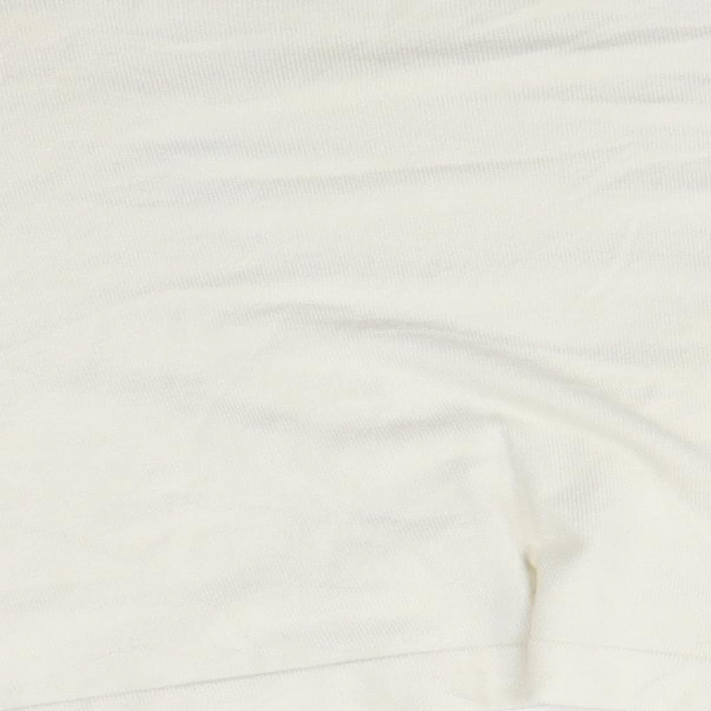 BHS Womens White   Cardigan Jumper Size 18