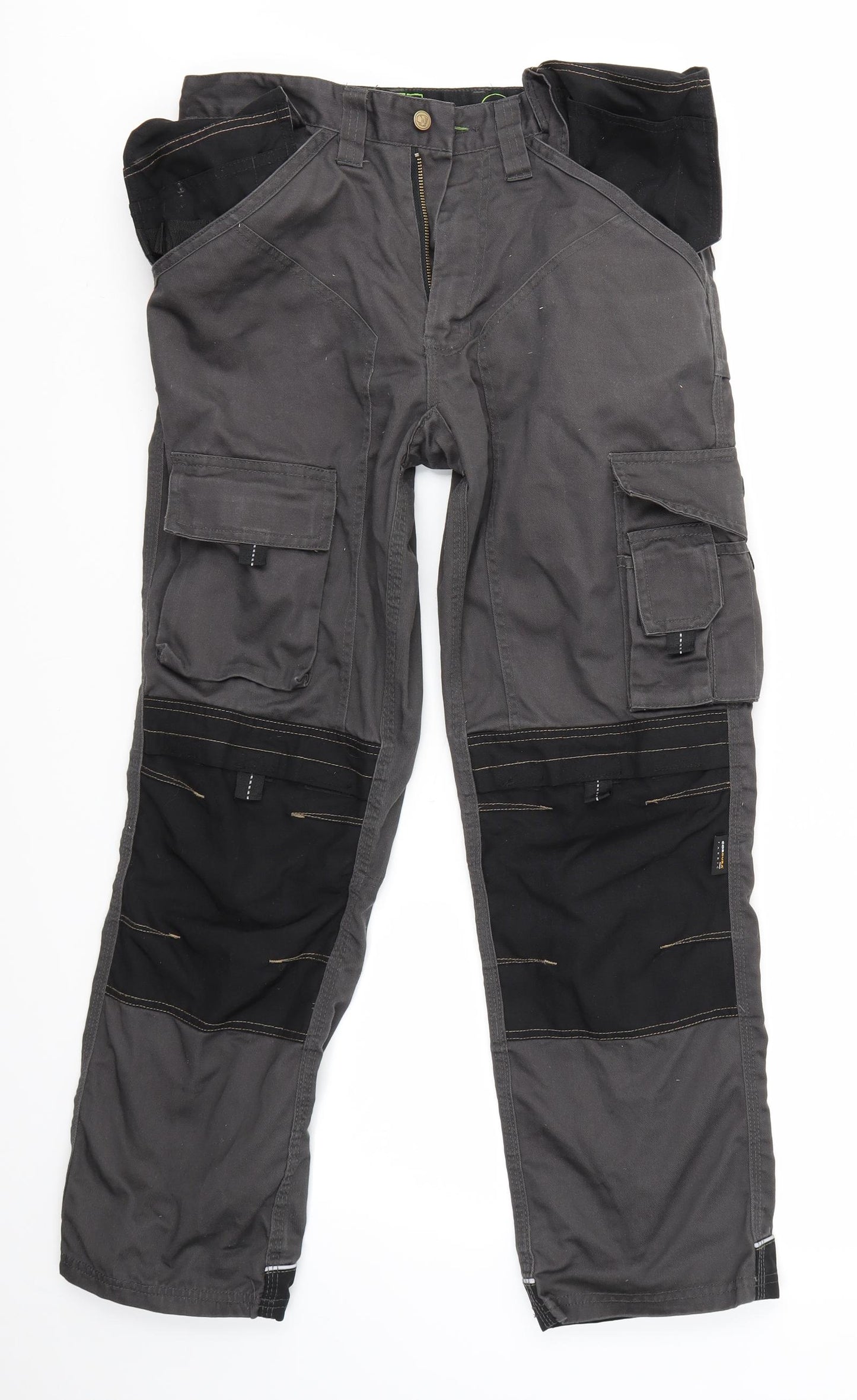 Apache Mens Grey   Cargo Trousers Size 30 in L29 in