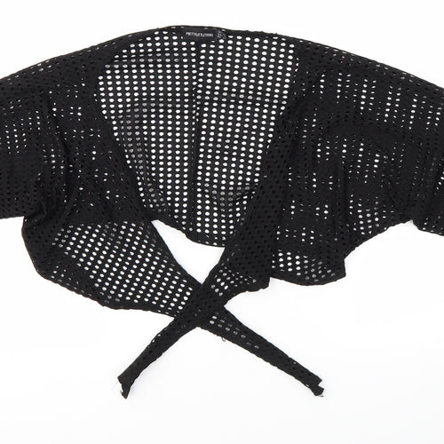 PRETTYLITTLETHING Womens Black   Cardigan Jumper Size 10