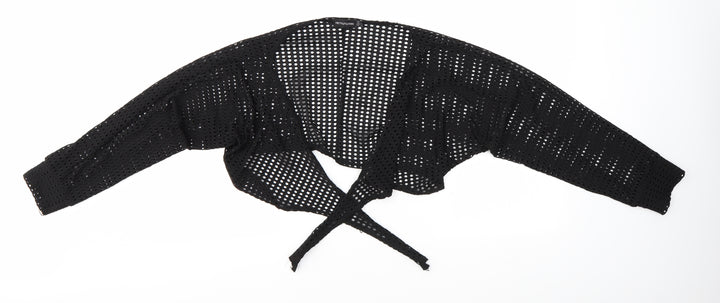 PRETTYLITTLETHING Womens Black   Cardigan Jumper Size 10