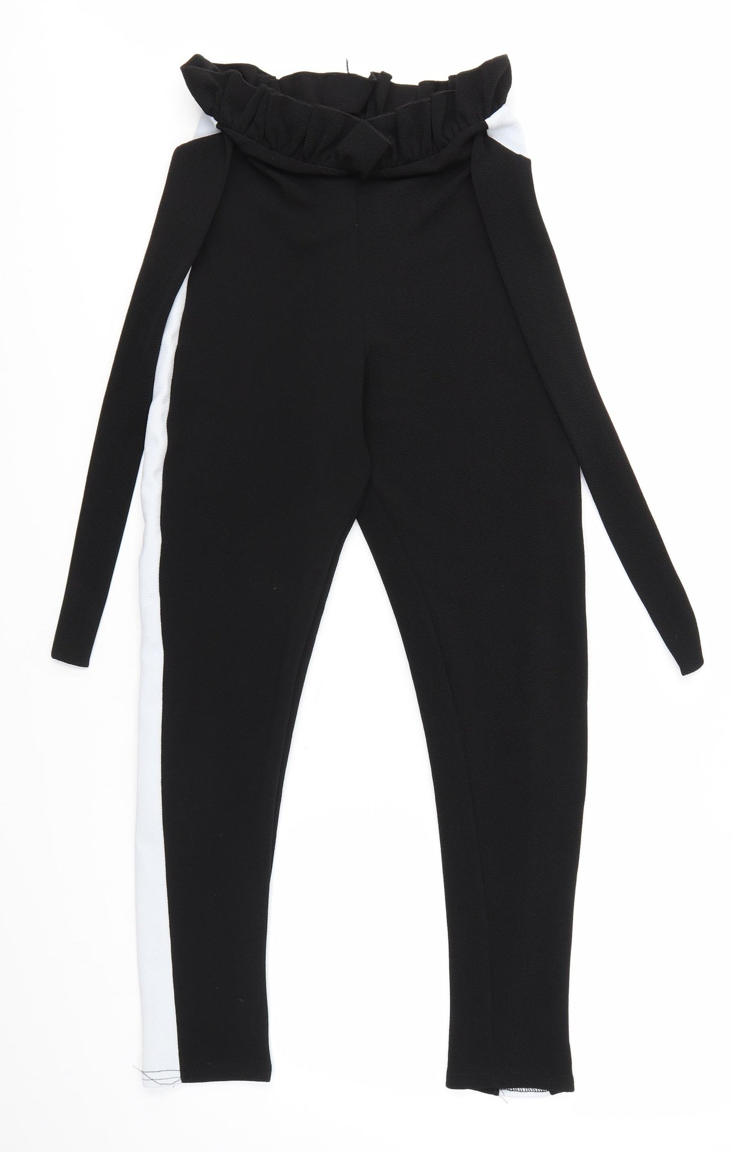 PRETTYLITTLETHING Womens Black   Dress Pants Trousers Size 8 L27 in