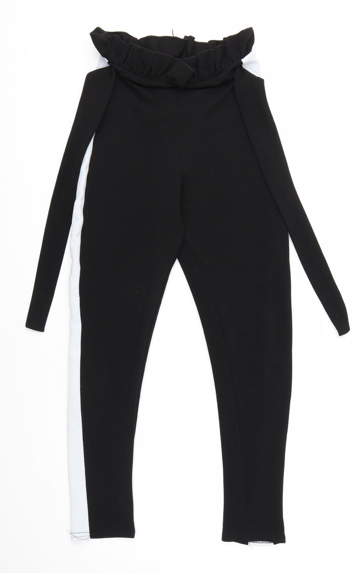 PRETTYLITTLETHING Womens Black   Dress Pants Trousers Size 8 L27 in
