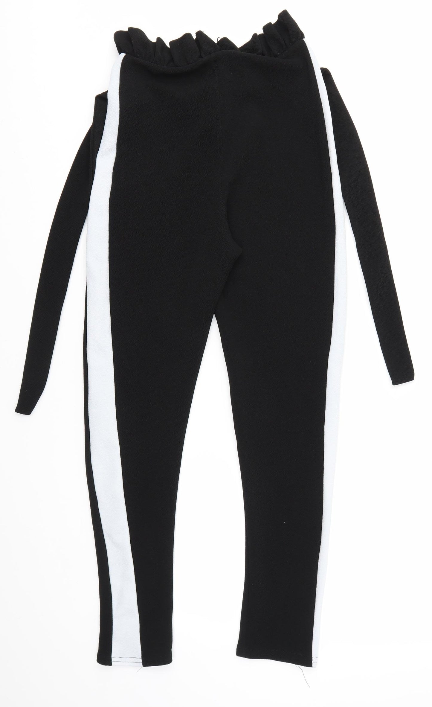 PRETTYLITTLETHING Womens Black   Dress Pants Trousers Size 8 L27 in
