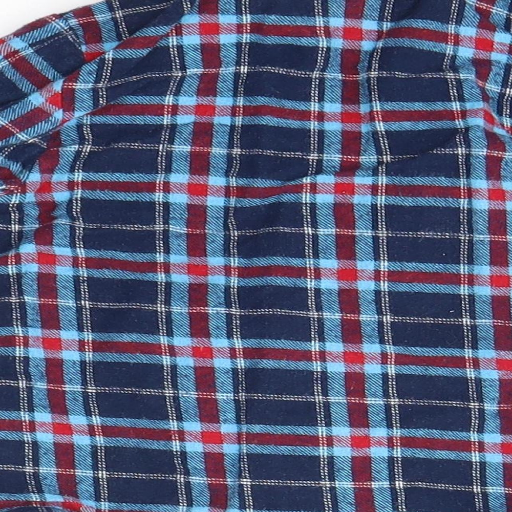 Primark Boys Blue Check   Pyjama Top Size 2-3 Years
