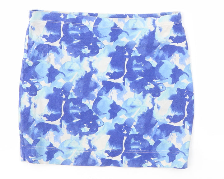 H&M Womens Blue Mini Skirt Size XS